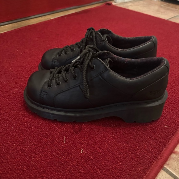 Dr. Martens Black Leather Lace-Up Booties - Picture 9 of 12